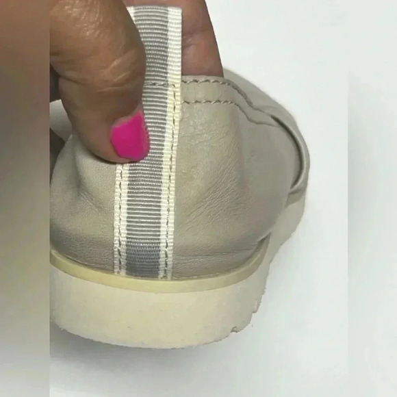 KORKS by Kork-Ease Lillis Light Grey Leather Slip On‎ Shoes Sz 6 - Picture 10 of 10